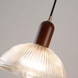 Modern Clear Glass LED Pendant Light Flexible Length Image - 11