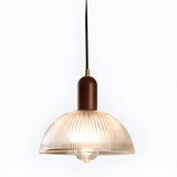 Modern Clear Glass LED Pendant Light Flexible Length Image - 3