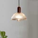 Modern Clear Glass LED Pendant Light Flexible Length Image - 8