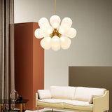 Modern Clear Glass Sphere Bubble Chandelier Image - 3