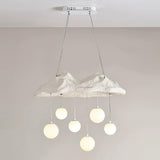 Modern Cloud and Hanging Globe Island Pendant Light Image - 15