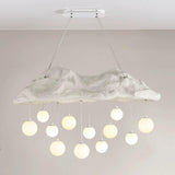 Modern Cloud and Hanging Globe Island Pendant Light Image - 17