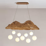 Modern Cloud and Hanging Globe Island Pendant Light Image - 2