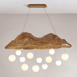 Modern Cloud and Hanging Globe Island Pendant Light Image - 3