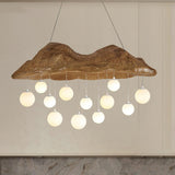 Modern Cloud and Hanging Globe Island Pendant Light Image - 4