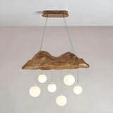 Modern Cloud and Hanging Globe Island Pendant Light Image - 5