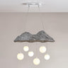 Modern Cloud and Hanging Globe Island Pendant Light Image - 6