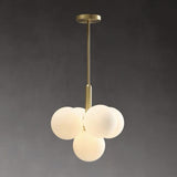 Modern Cluster Globe Chandelier Adjustable Height Image - 6