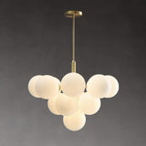 Modern Cluster Globe Chandelier Adjustable Height Image - 7