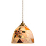 Modern Coastal Shell Pattern Dome Living Room Pendant Light Image - 8