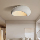 Modern Cobblestone Geometric Dome Flush Mount Light  Image - 1