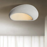 Modern Cobblestone Geometric Dome Flush Mount Light  Image - 6