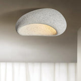 Modern Cobblestone Geometric Dome Flush Mount Light  Image - 7