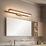 Modern Coffee Curved LED Bathroom Vanity Light Image - 1