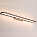 Modern Coffee Curved LED Bathroom Vanity Light Image - 10