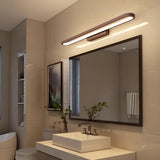 Modern Coffee Curved LED Bathroom Vanity Light Image - 2