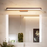 Modern Coffee Curved LED Bathroom Vanity Light Image - 3