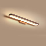 Modern Coffee Curved LED Bathroom Vanity Light Image - 4