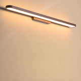 Modern Coffee Curved LED Bathroom Vanity Light Image - 9