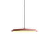 Modern Colorful Acrylic Round Dining Room Pendant Light Image - 5