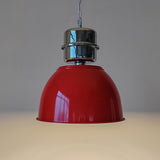 Modern Colorful Alloy Dome Metal Pendant Light Image - 7