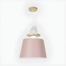 Modern Colorful Aluminum Bucket Bird Kid Room Pendant Light Image - 2