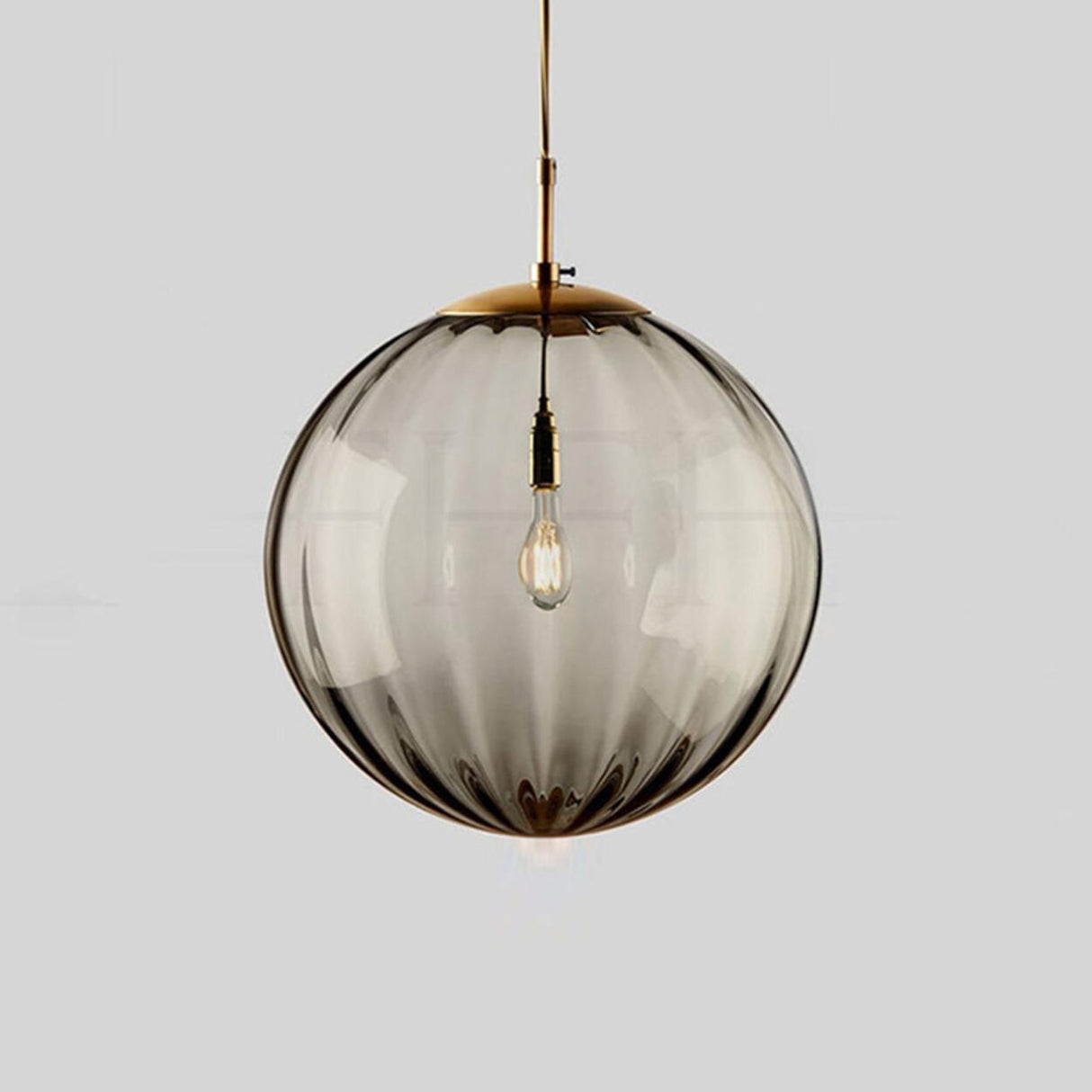 Modern Colorful Clear Glass Globe Pendant Lights Flexible Length Image - 11