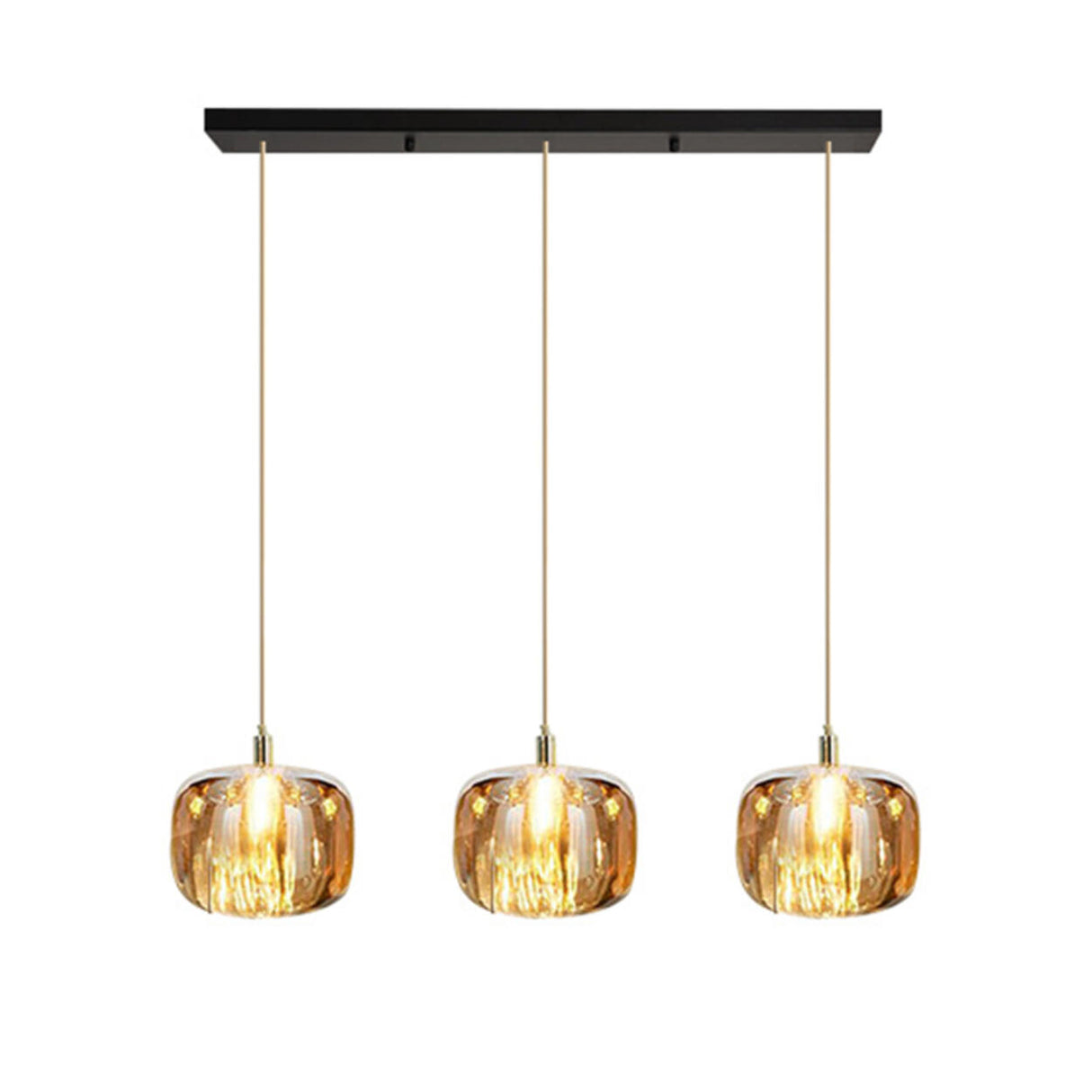 Modern Colorful Cube Mirrored Glass Pendant Light Image - 11