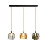 Modern Colorful Cube Mirrored Glass Pendant Light Image - 19