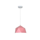 Modern Colorful Geometric Metal Dining Room Pendant Light Image - 14