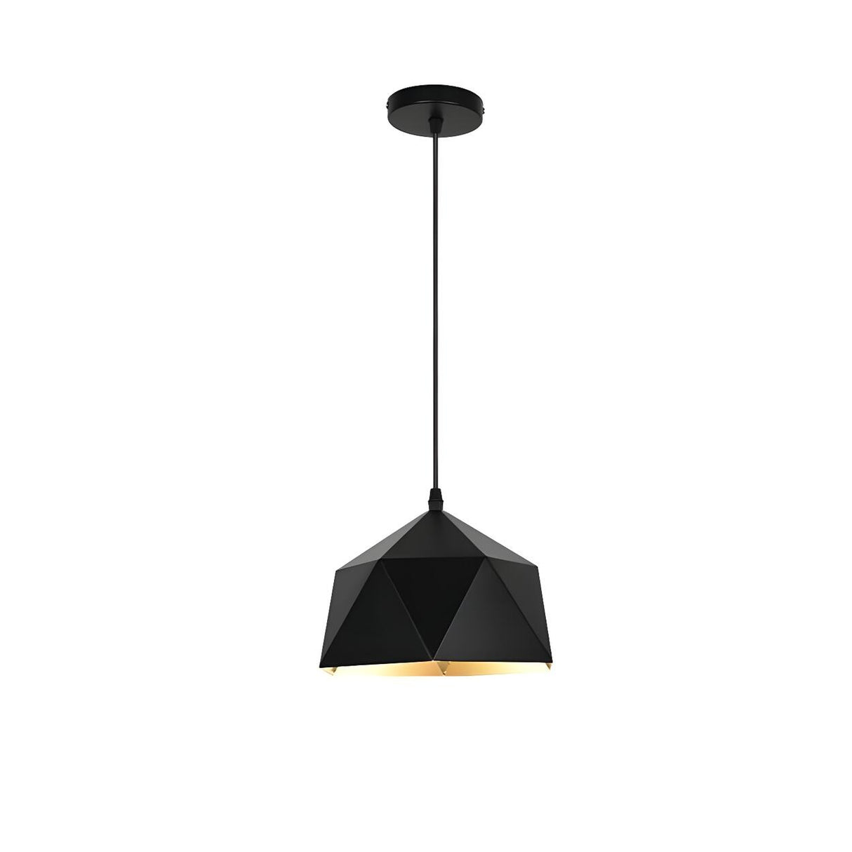 Modern Colorful Geometric Metal Dining Room Pendant Light Image - 3