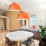 Modern Colorful Geometric Metal Dining Room Pendant Light Image - 5