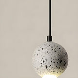 Modern Colorful Globe Glass Stone Pendant Lights Image - 12