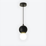 Modern Colorful Globe Glass Stone Pendant Lights Image - 2