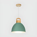 Modern Colorful Metal Dome Dining Room Pendant Light Image - 11