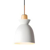 Modern Colorful Mini Metal Bell Pendant Light Set Image - 7