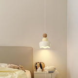 Modern Colorful Resin Layered Globe Pendant Light Image - 4