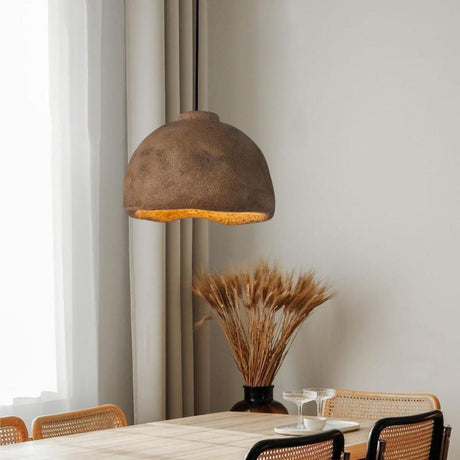 Modern Concrete Dome Kitchen Island Pendant Light Image - 2