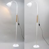 Modern Cone Black Adjustable Metal LED Floor Lamp Image - 7