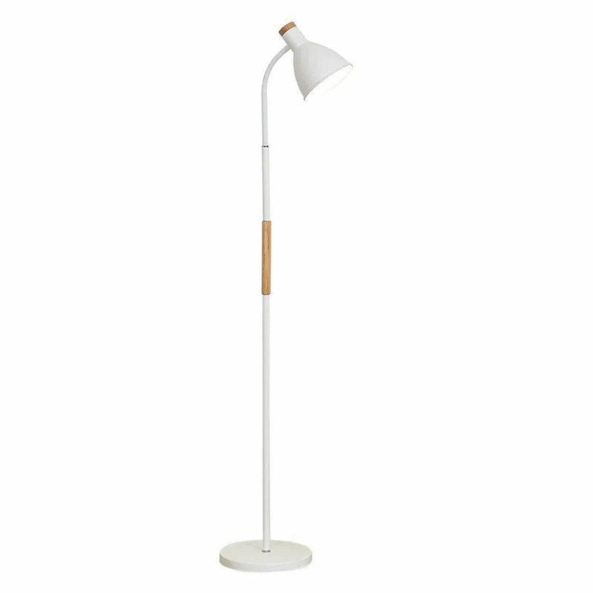 Modern Cone Black Metal Living Room LED Floor Lamp Image - 5