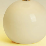 Modern Cone Ceramic Table Lamp for Bedroom, Off-White Image - 13