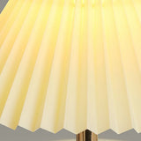 Modern Cone Ceramic Table Lamp for Bedroom, Off-White Image - 15