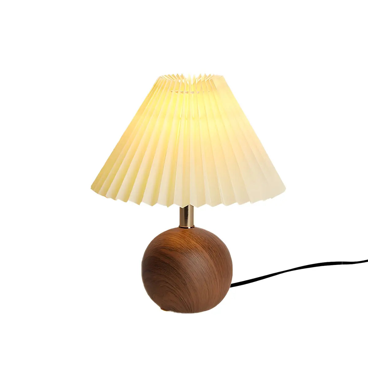 Modern Cone Ceramic Table Lamp for Bedroom, Off-White Image - 22