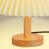 Modern Cone Ceramic Table Lamp for Bedroom, Off-White Image - 5