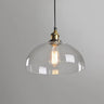 Modern Cone Clear Glass Pendant Lights Adjustable Cord Image - 31