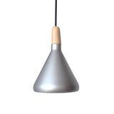 Modern Cone Conical Aluminum Pendant Light Flexible Length Image - 12