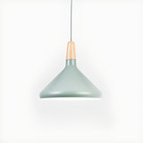 Modern Cone Conical Aluminum Pendant Light Flexible Length Image - 15