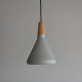 Modern Cone Conical Aluminum Pendant Light Flexible Length Image - 17