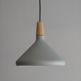 Modern Cone Conical Aluminum Pendant Light Flexible Length Image - 18