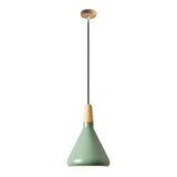 Modern Cone Conical Aluminum Pendant Light Flexible Length Image - 28